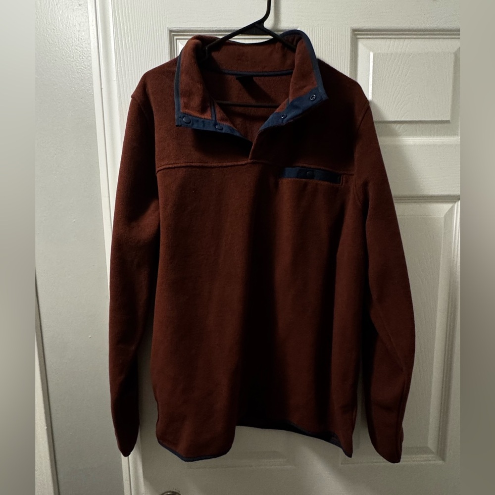 32 Degrees Brown Fleece Pullover